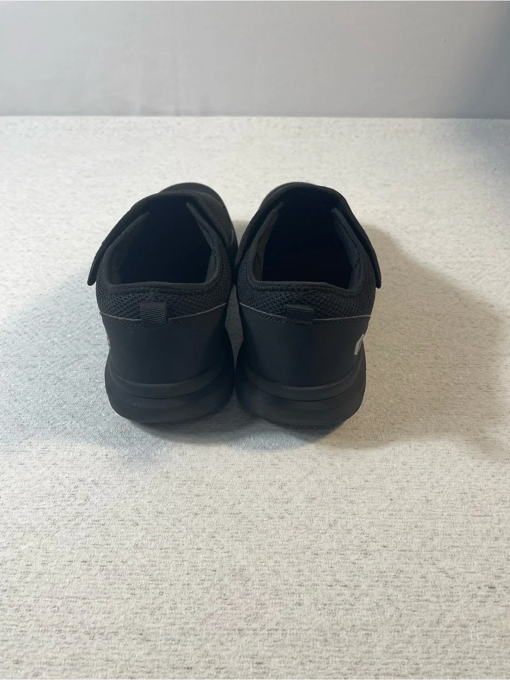 FitVille Easy Top Wings V2 Black Slip-On Diabetic Men's Shoes Size 9.5 SKU#0290